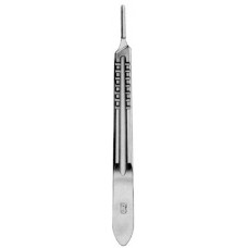 Scalpel Handle Stainless Steel – Flat – Fitment Style No. 4 – Single 1pc